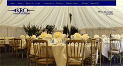 Desktop Screenshot of krccatering.com