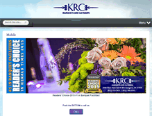 Tablet Screenshot of krccatering.com